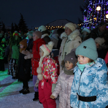 Торжественное открытие главной ёлки Давлекановского района